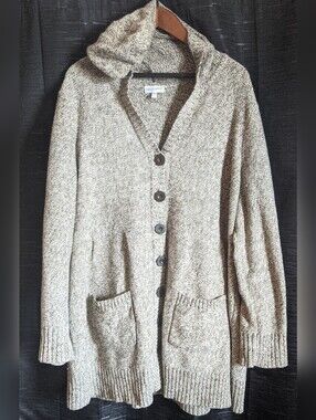 Fashion Bug size 26/28 (3-4x) hooded button down sweater